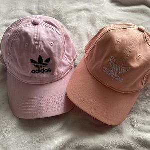Light pink addidas hat